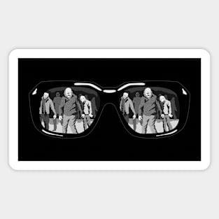 Zombie Glasses Magnet